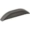Jeffrey Alexander 3" / 96 mm Center-to-Center Brushed Pewter Elara Cabinet Pinch Pull 484-396BNBDL - alternate 1